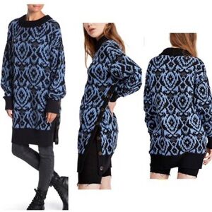 Free People Winter Skies Sweater Dress